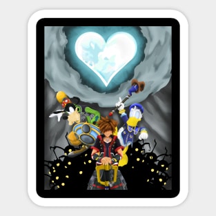 Kingdom Hearts Minimalist Sticker